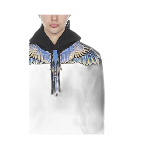 Wings Print Hoodie