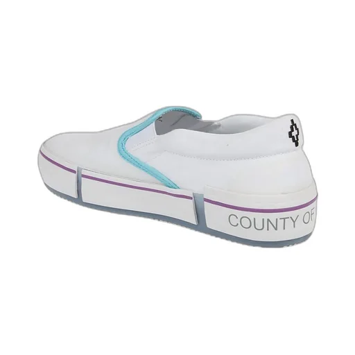 County Of Milan Logo Printed Slip-On Sneakers