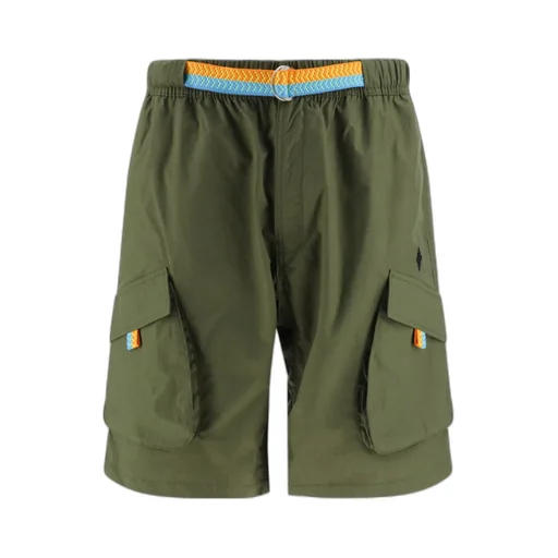 Logo Embroidered Cargo Shorts