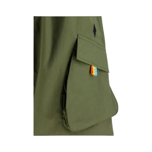 Logo Embroidered Cargo Shorts