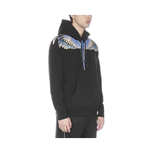 Wings Print Hoodie