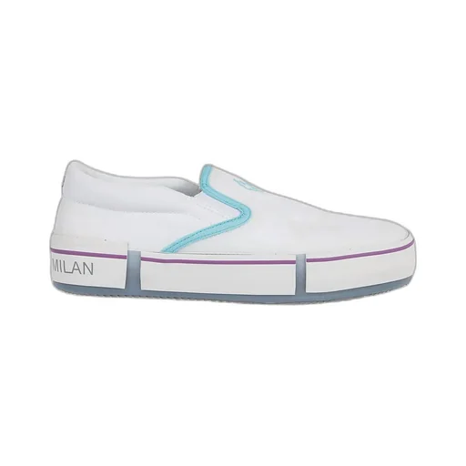 County Of Milan Logo Printed Slip-On Sneakers