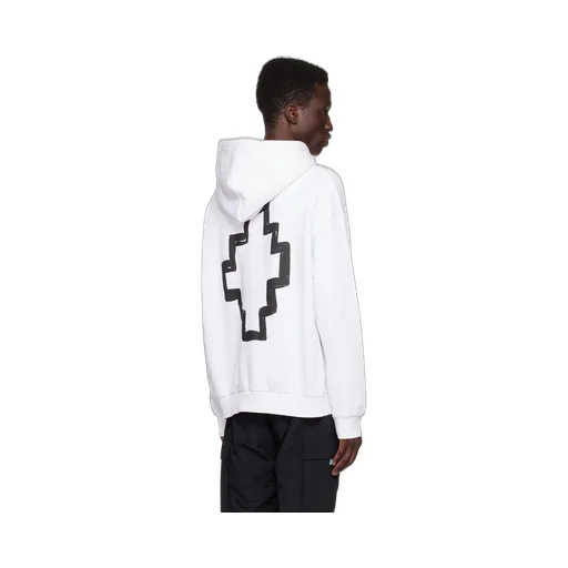County Of Milan Tempera Cross Drawstring Hoodie