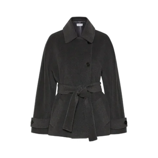 Belted Pure Wool Heavy Jacket