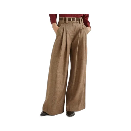 Wool Palazzo Trousers