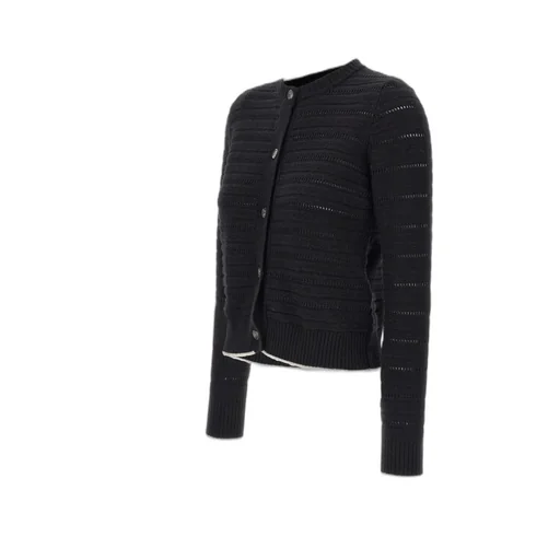 Long-Sleeved Knitted Cardigan