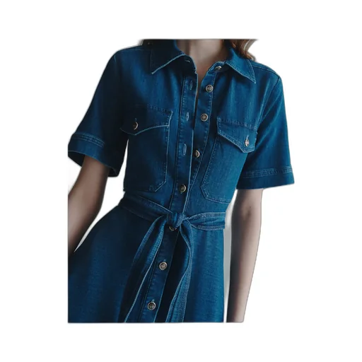 Denim Shirt Dress