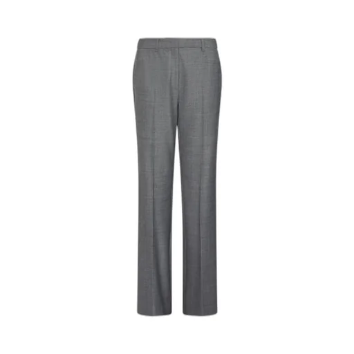 Flared Stretch Wool-Blend Trousers