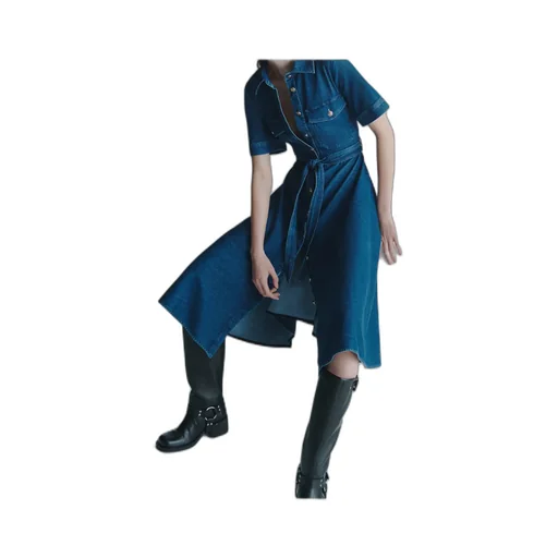 Denim Shirt Dress