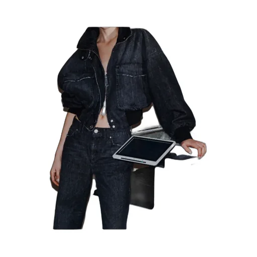 Denim Bomber Jacket