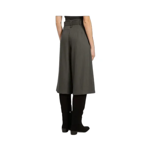 Pleated Belted Culottes