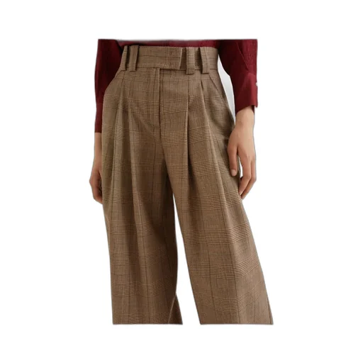 Wool Palazzo Trousers