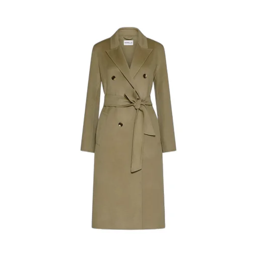 Double-Breasted Pure Wool Coat