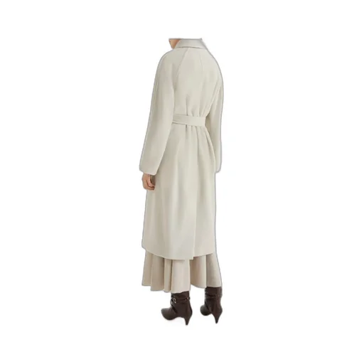 Double-Breasted Beaver Cloth Coat