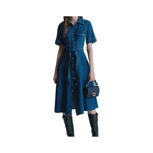 Denim Shirt Dress