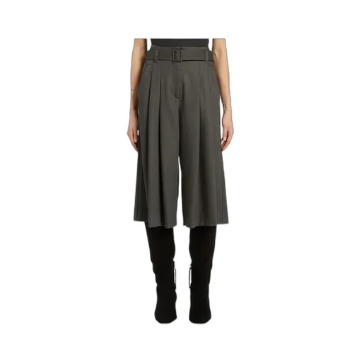 Pleated Belted Culottes
