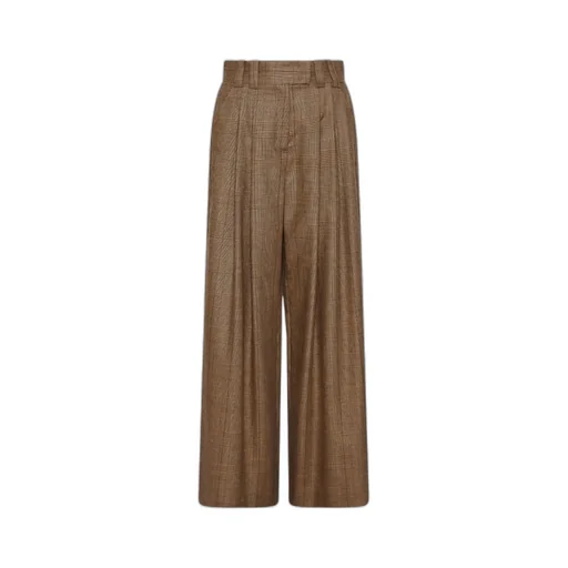 Wool Palazzo Trousers