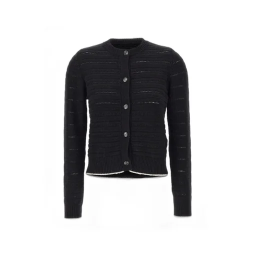 Long-Sleeved Knitted Cardigan