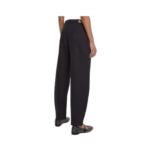 5-Pocket Barrel-Leg Trousers