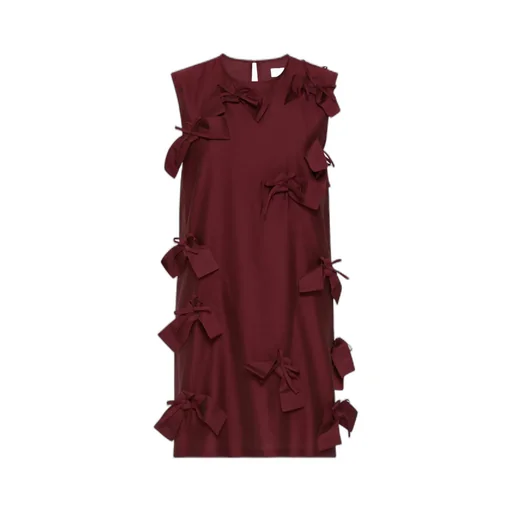 Bow-Detail Sleeveless Dress
