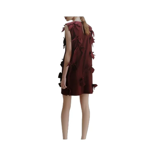 Bow-Detail Sleeveless Dress