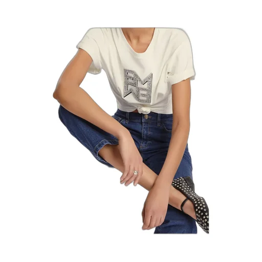 Slim-Fit Flared Cropped Jeans