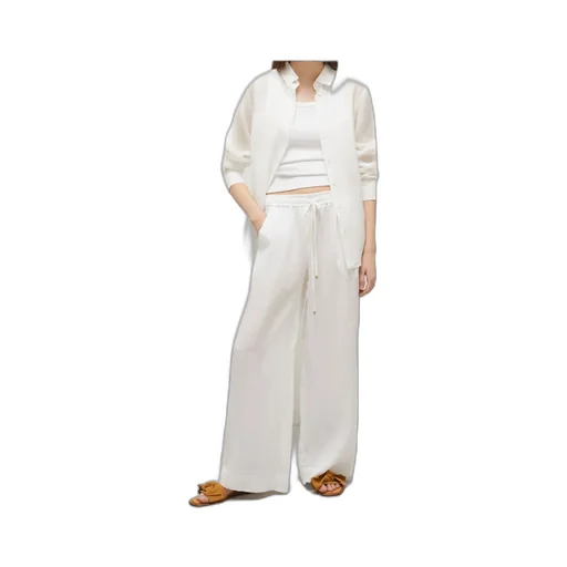 Straight Linen Trousers