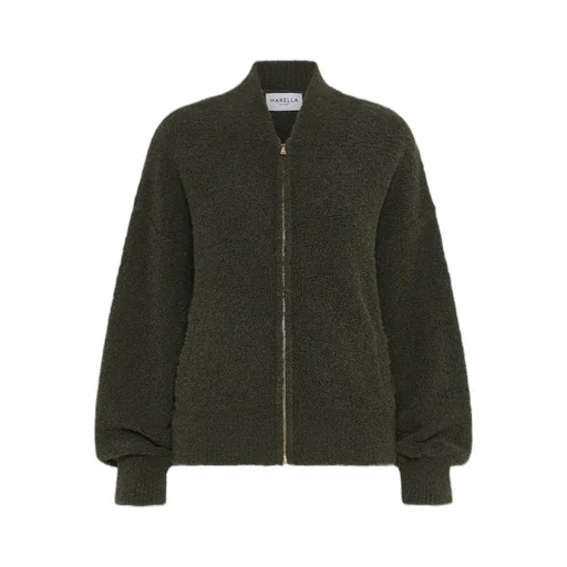 Bouclé Bomber Jacket