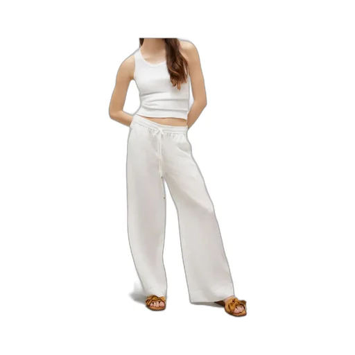 Straight Linen Trousers