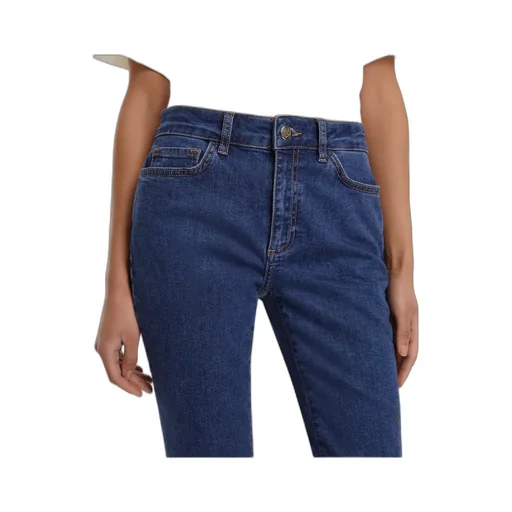 Slim-Fit Flared Cropped Jeans