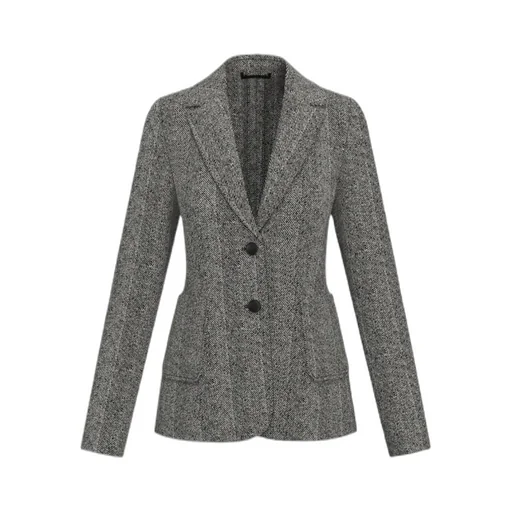 Feminine Basketweave Jacket