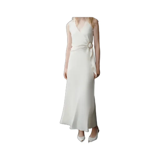 Long Recycled Satin Dress