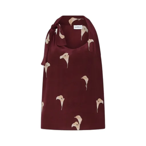 Printed Silk Top