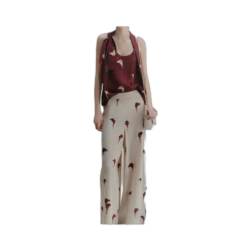 Printed Silk Top