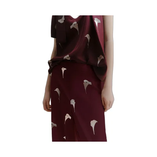 Voile Wide-Leg Trousers