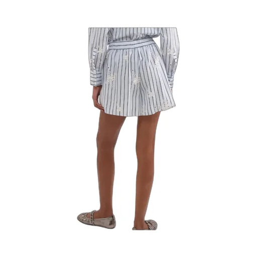 Poplin Elasticated-Waist Shorts