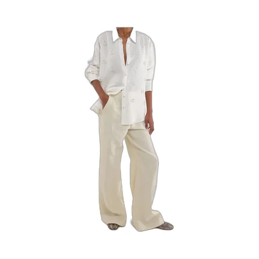 Linen And Cotton Trousers
