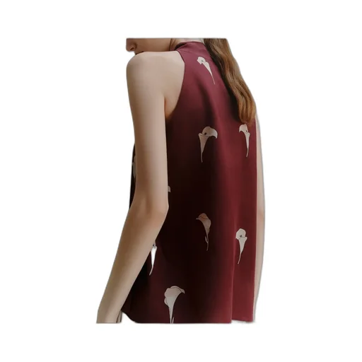 Printed Silk Top