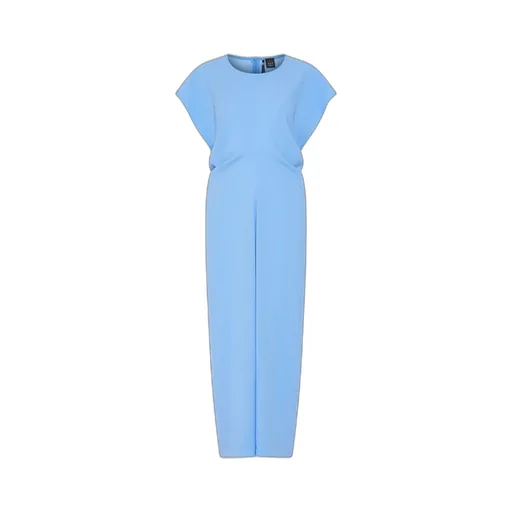 Long Crepe Envers Satin Dress