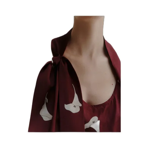 Printed Silk Top