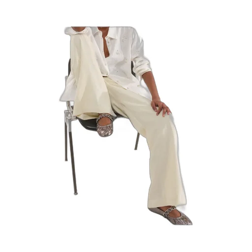 Linen And Cotton Trousers