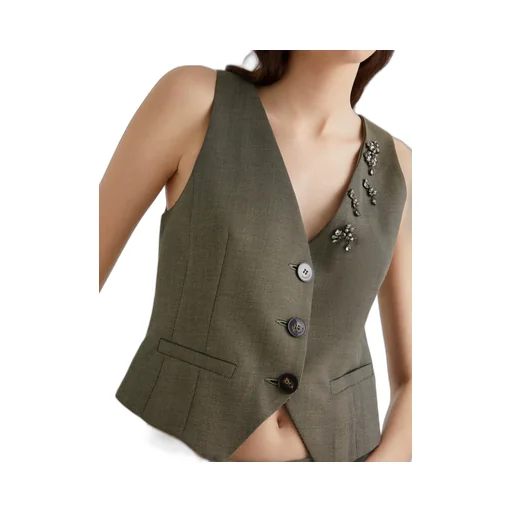 Fluid Twill Gilet