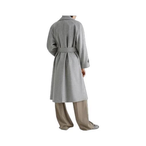 Wool And Cashmere Broadcloth Coat