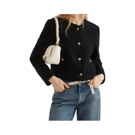 Straight-Fit Bouclé Jacket