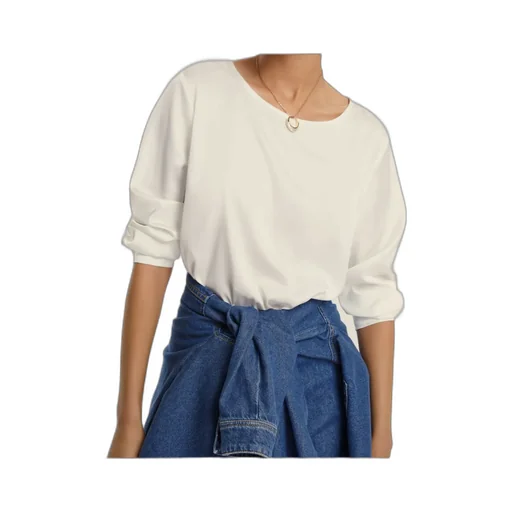 Stretch Satin Blouse