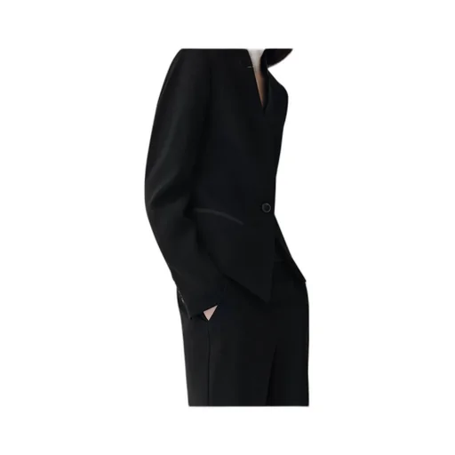 Crepe Envers Satin Blazer