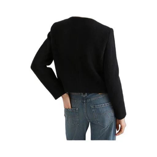 Straight-Fit Bouclé Jacket