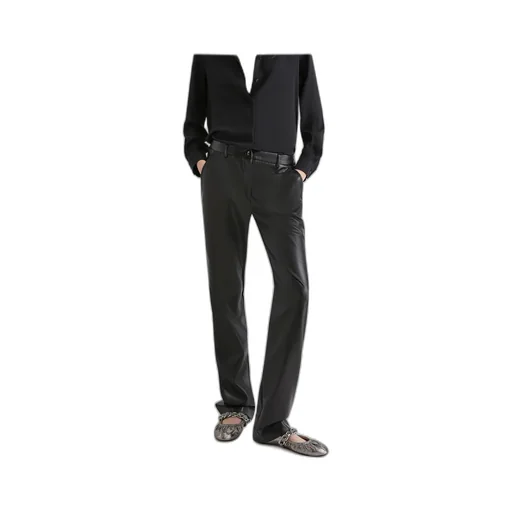 Coated Jersey Trousers
