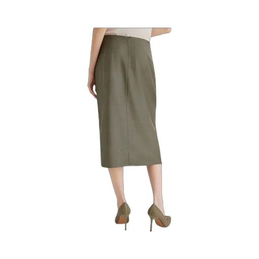 Twill Wrap Skirt