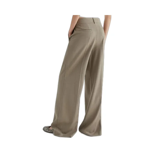 Laurel Wide-Fit Twill Trousers